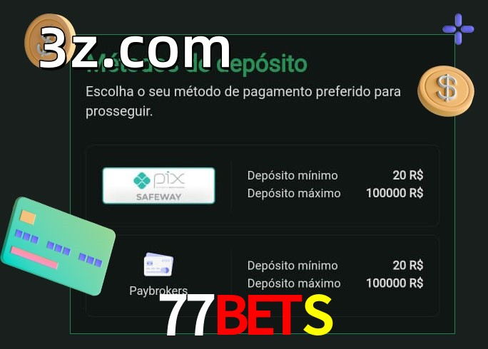 O cassino 77BETSbet oferece uma grande variedade de métodos de pagamento