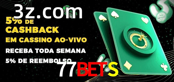 Promoções do cassino ao Vivo 77BETS